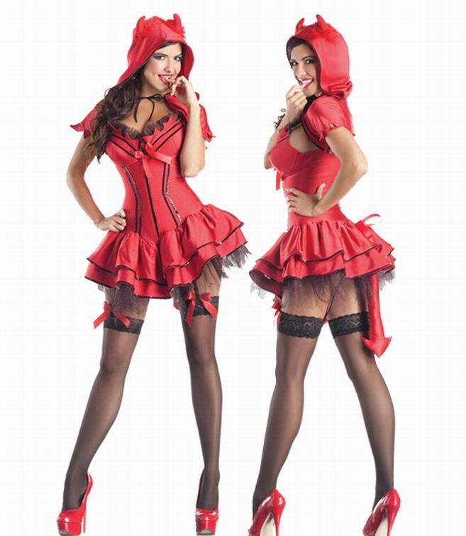 Devil Body Shaper Adult Costume